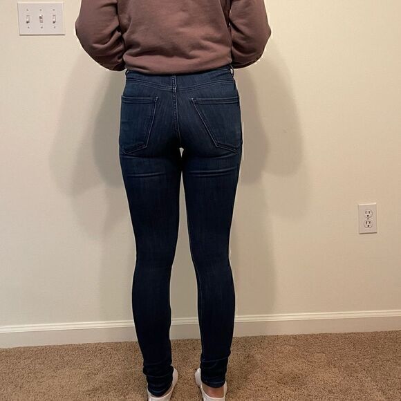 Express High Rise Denim Legging  - Picture 2 of 7